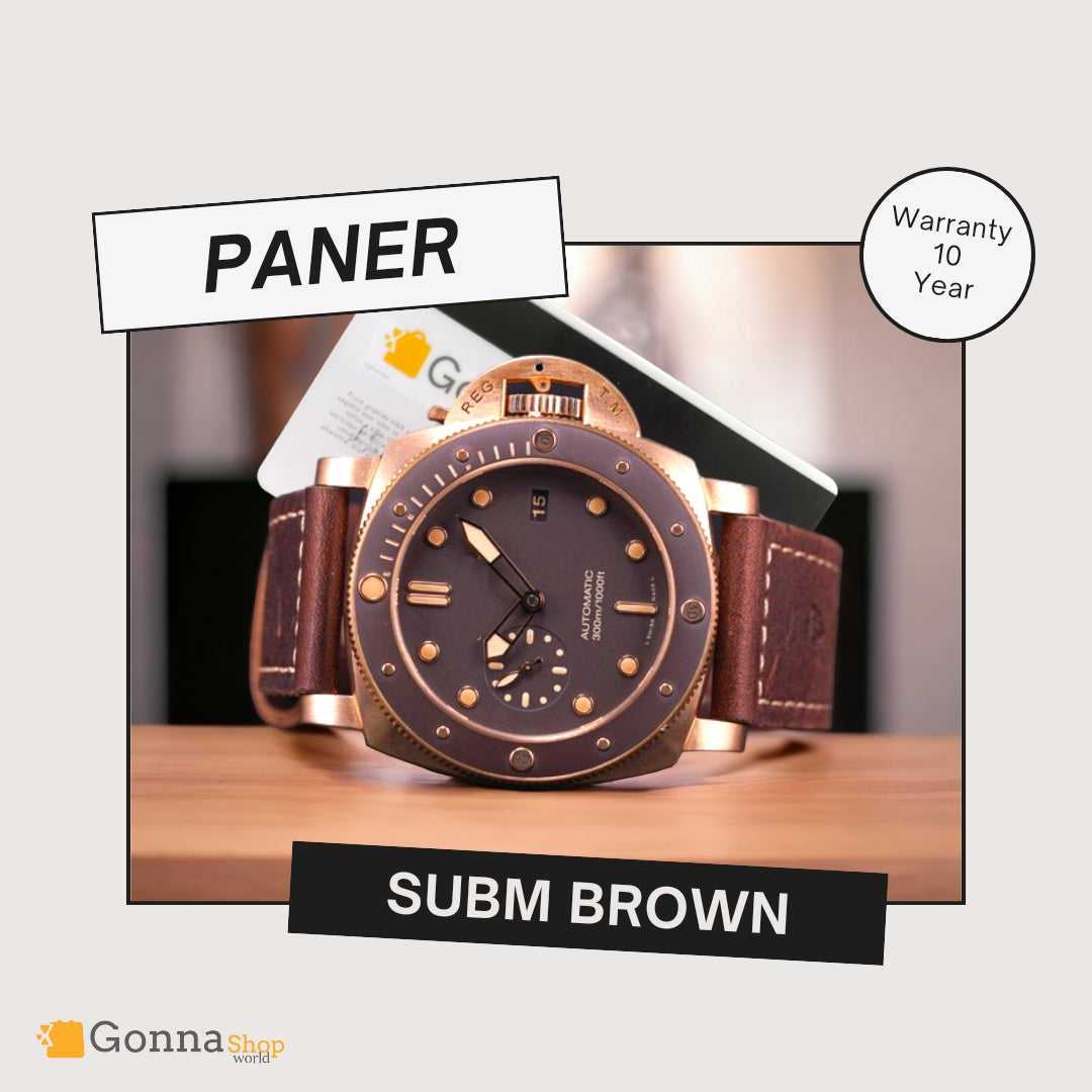 Luxury Watch Paner SUBM Brown