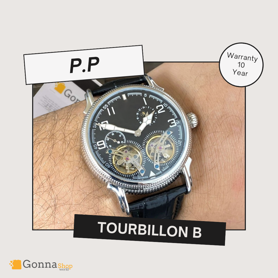 Luxury Watch P.p Tourbillon black