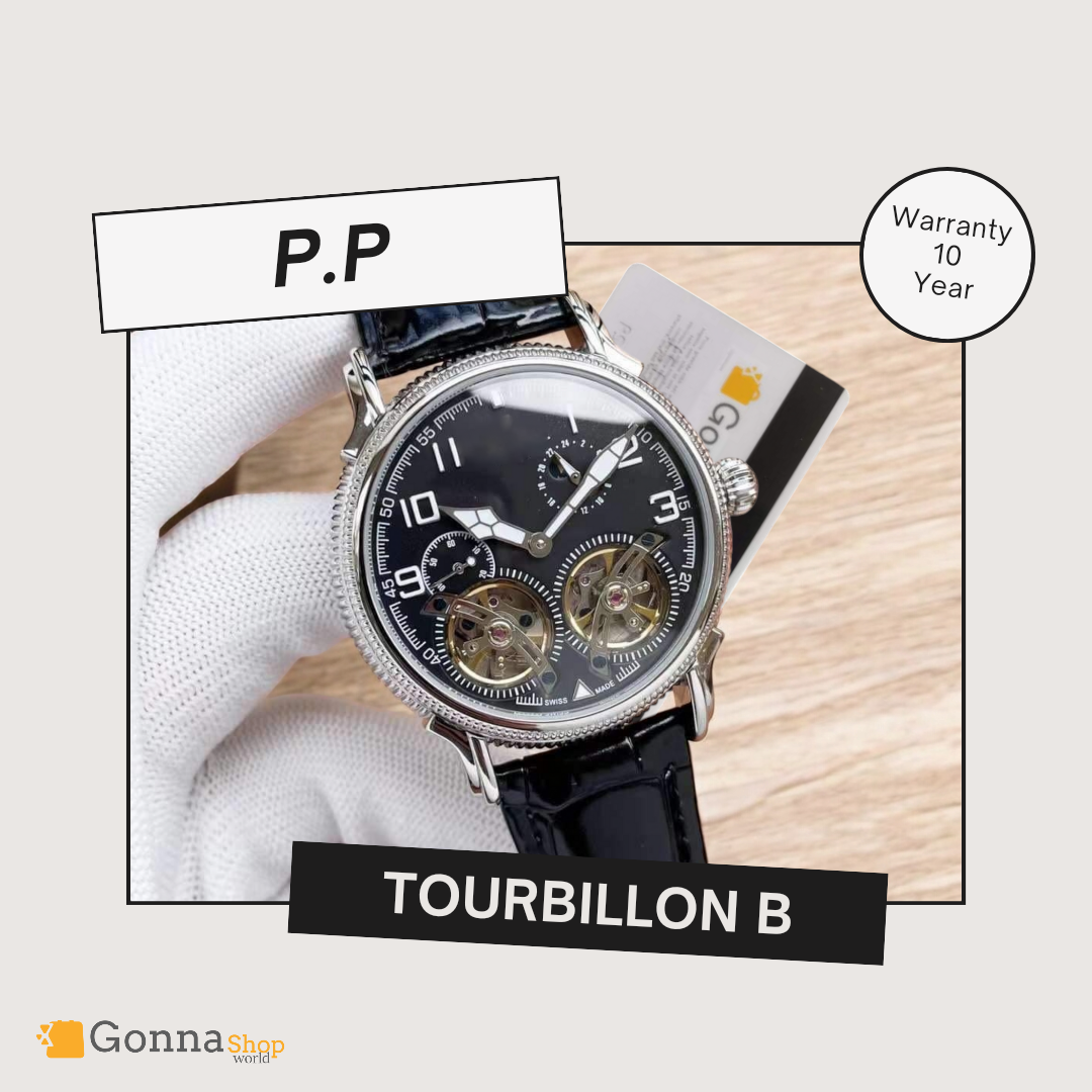 Luxury Watch P.p Tourbillon black