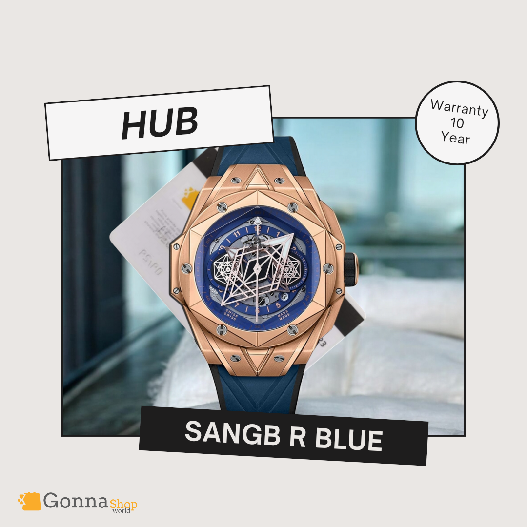 Luxury Watch HUB SANGB Rose Blue