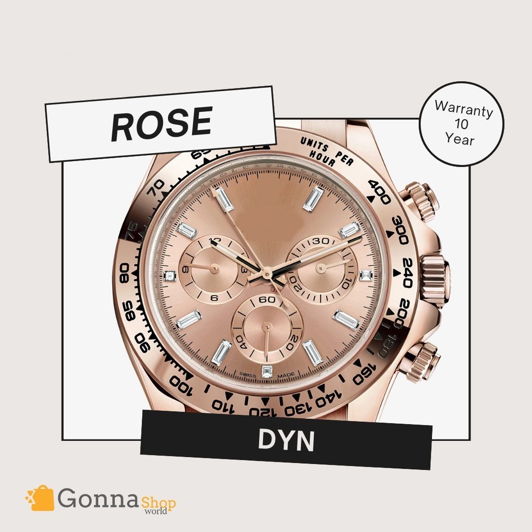 Luxury Watch DYN All Rose 18k Plated